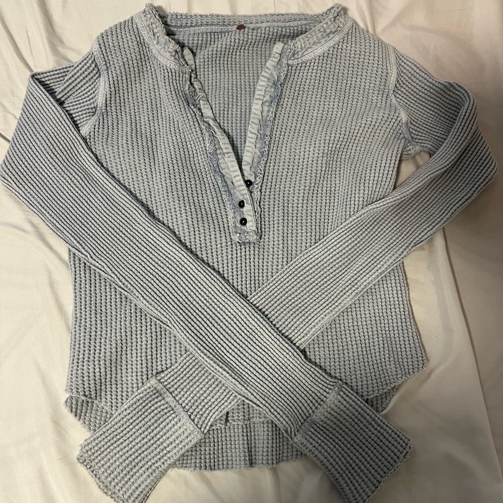 Free People blue top